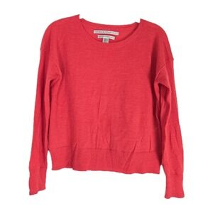 Max‎ Studio Red Womens 100% Merino Wool Sweater Size Xs Classic Quiet Luxury